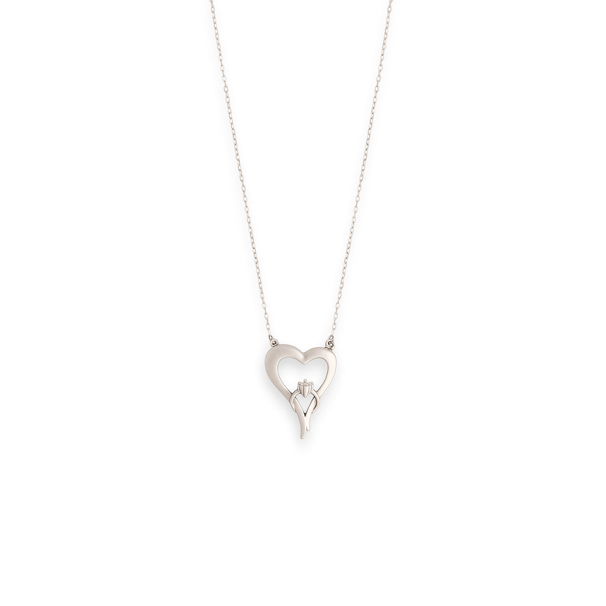 Bonded Grace Silver Pendant for Women