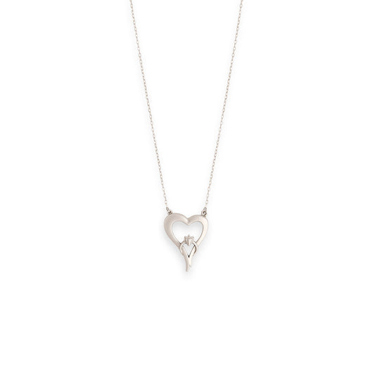 Bonded Grace Silver Pendant for Women