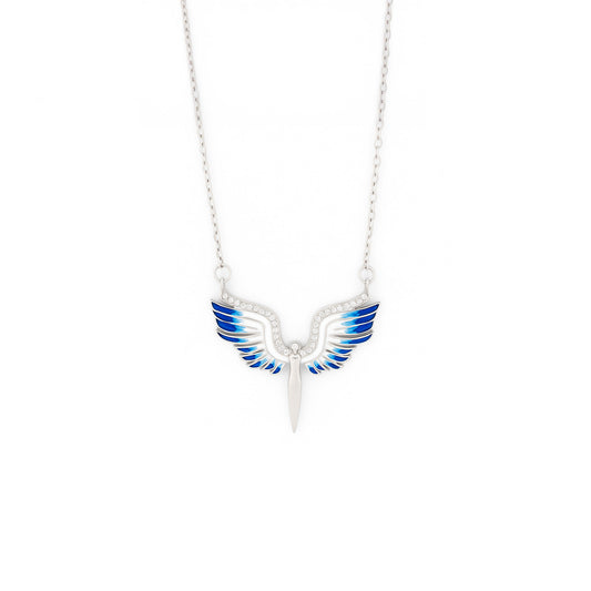 Celestial Wings Silver Chain for Women