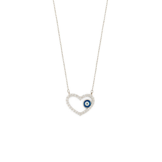 Elysian Heart Silver Pendant for Women