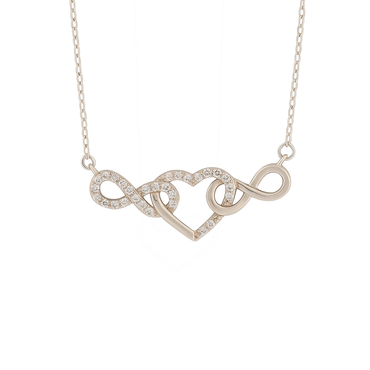 Endless Love Silver Pendant for Women