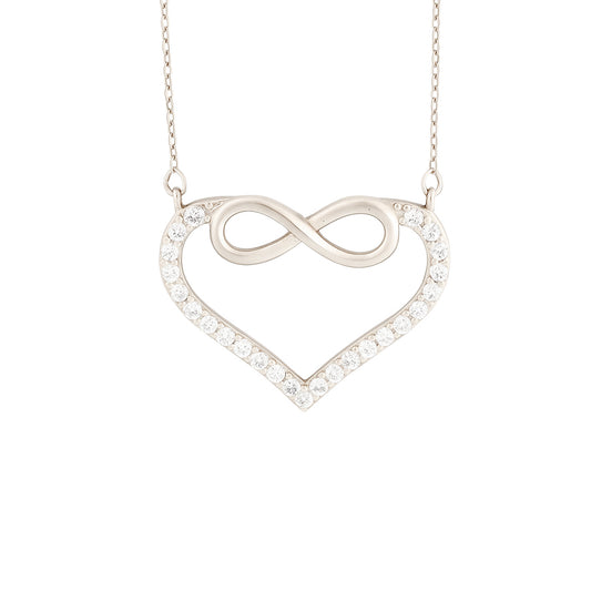 Eternal Embrace  Silver Pendant for Women