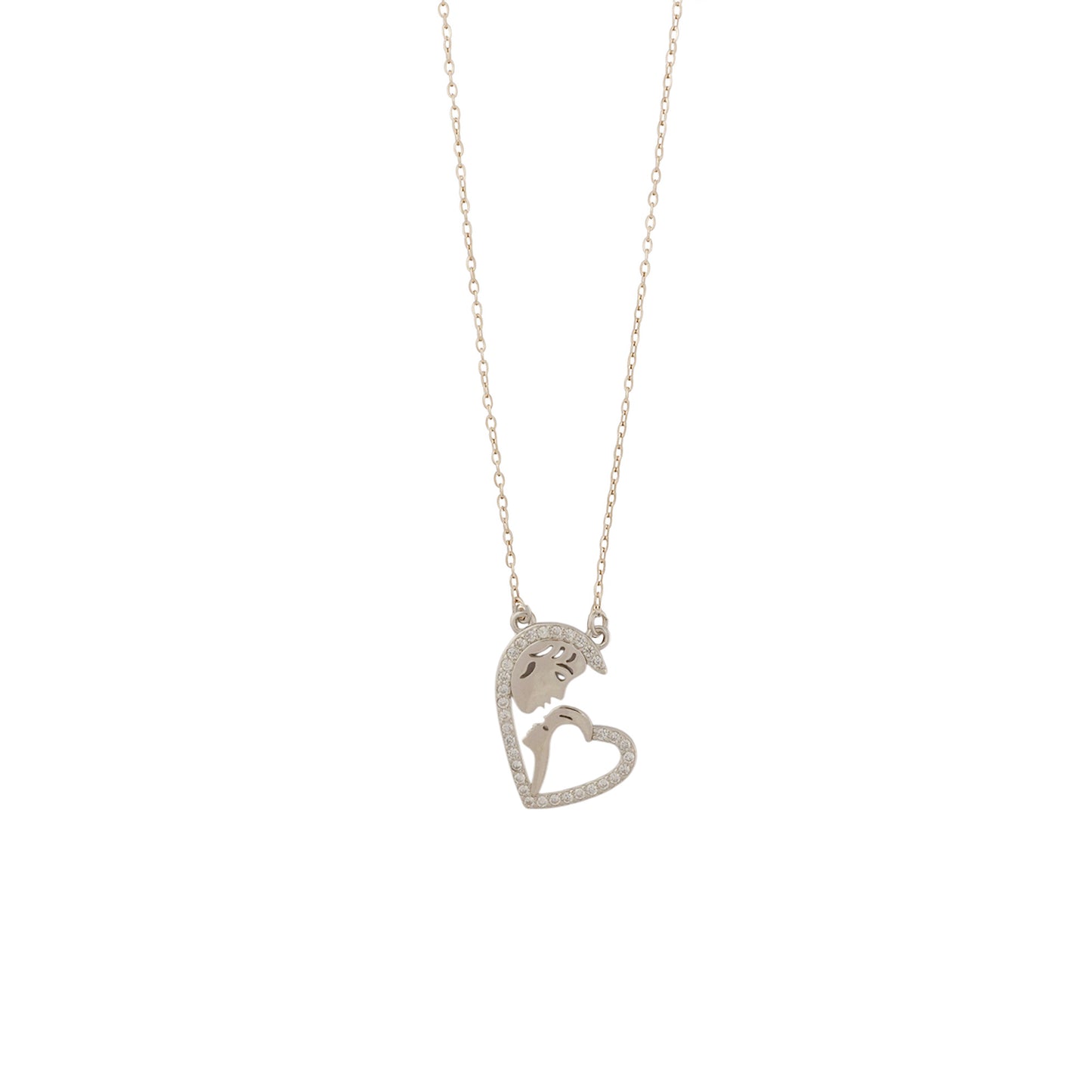 Promise in a Kiss Silver Chain for Women