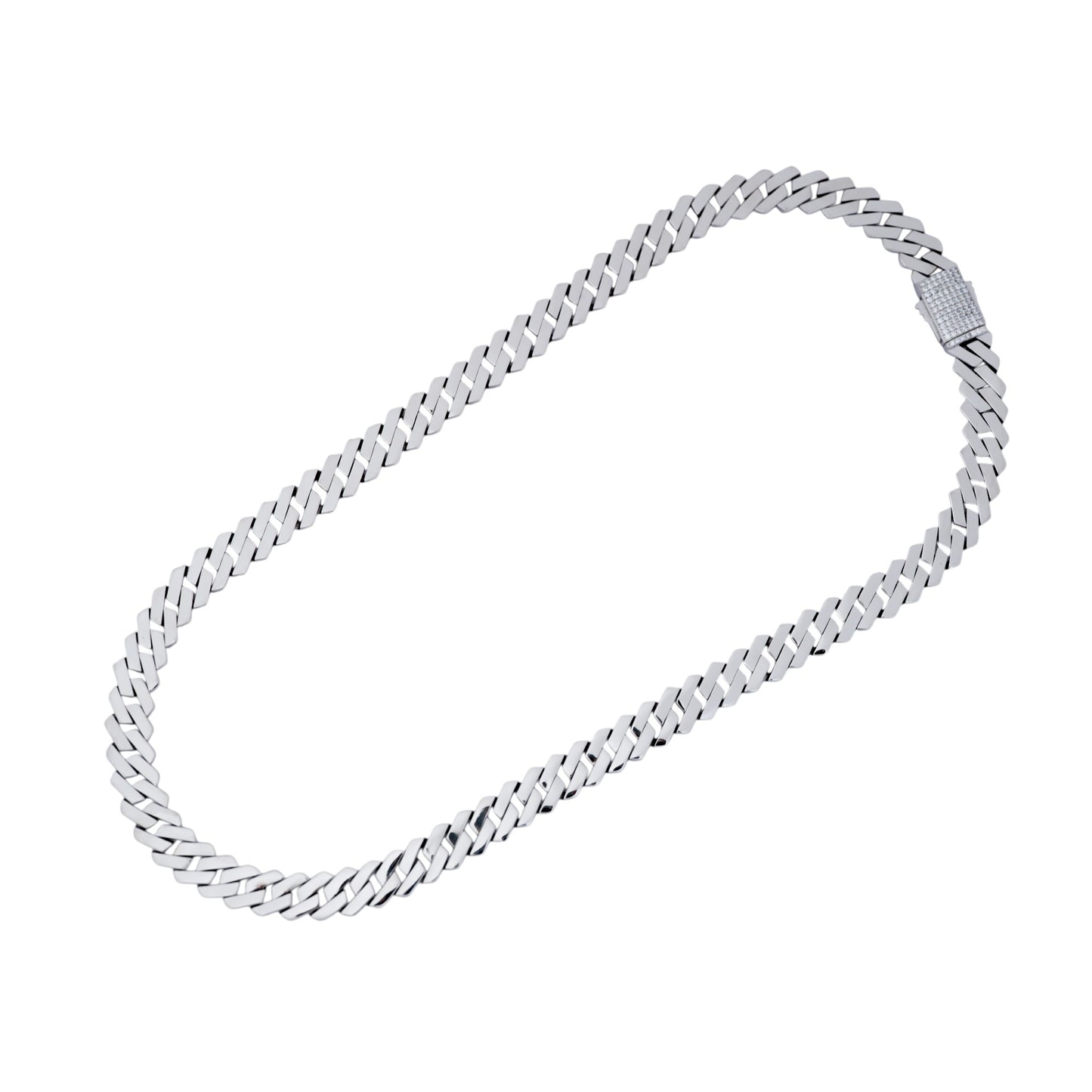 Classic Smart Silver Cuban Chain