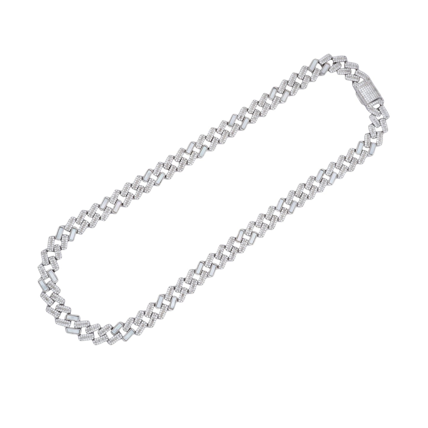 Iced Aurora Cuban Chain