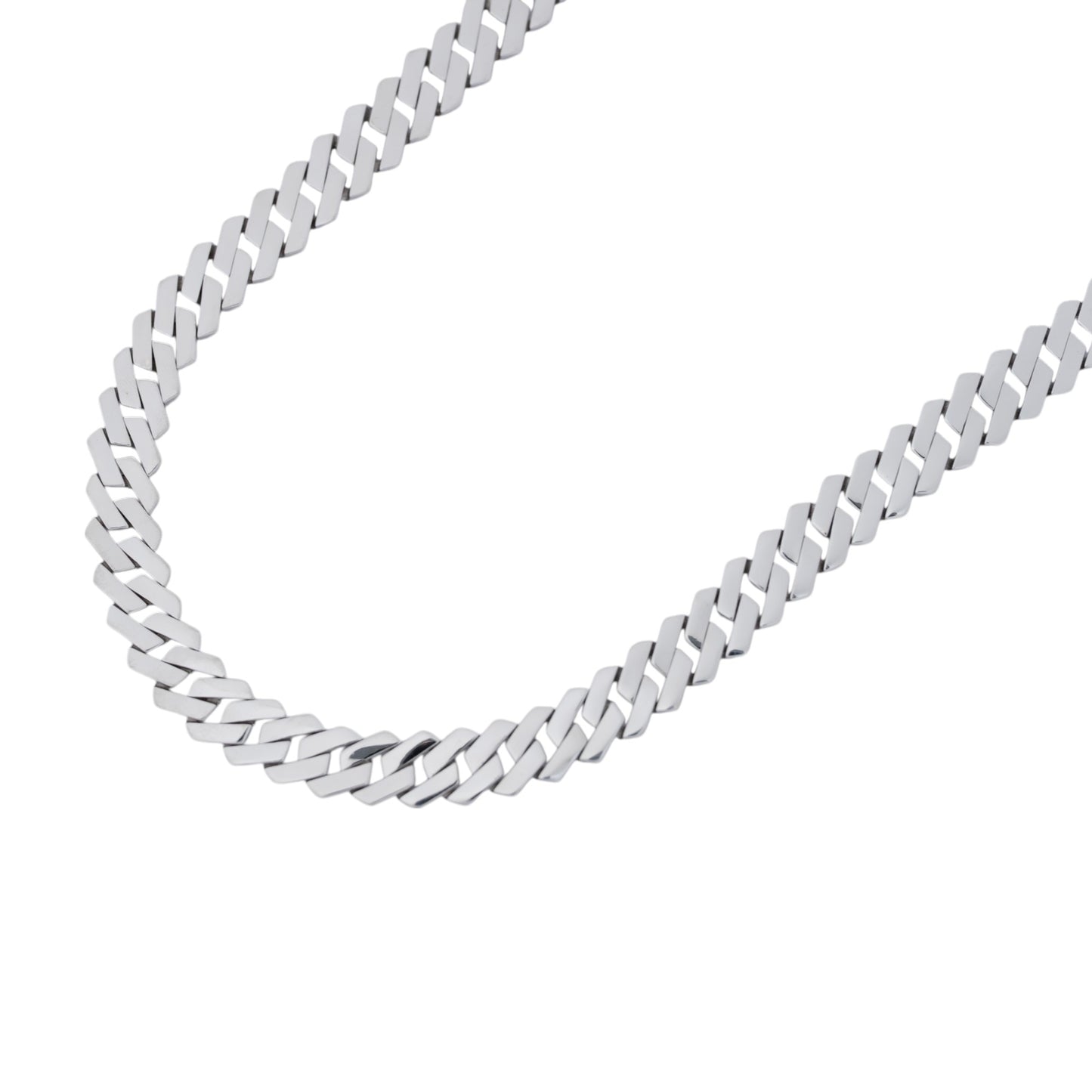 Classic Smart Silver Cuban Chain