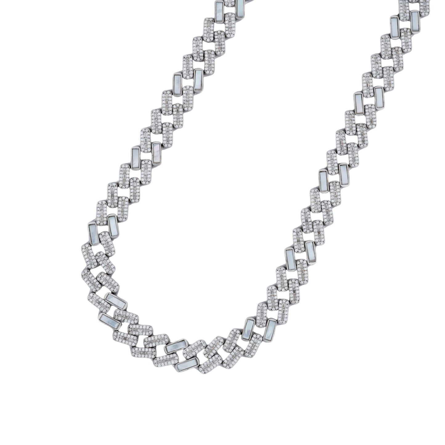 Iced Aurora Cuban Chain