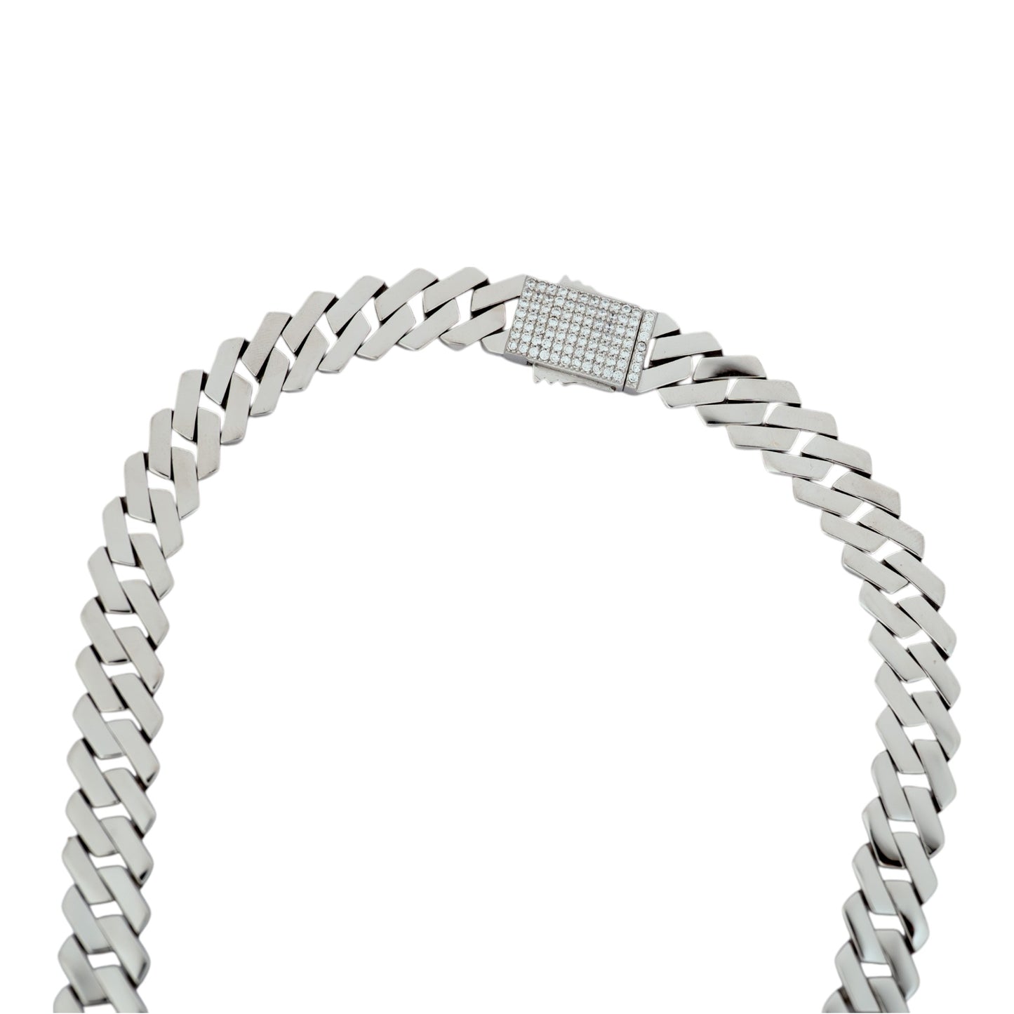 Classic Smart Silver Cuban Chain