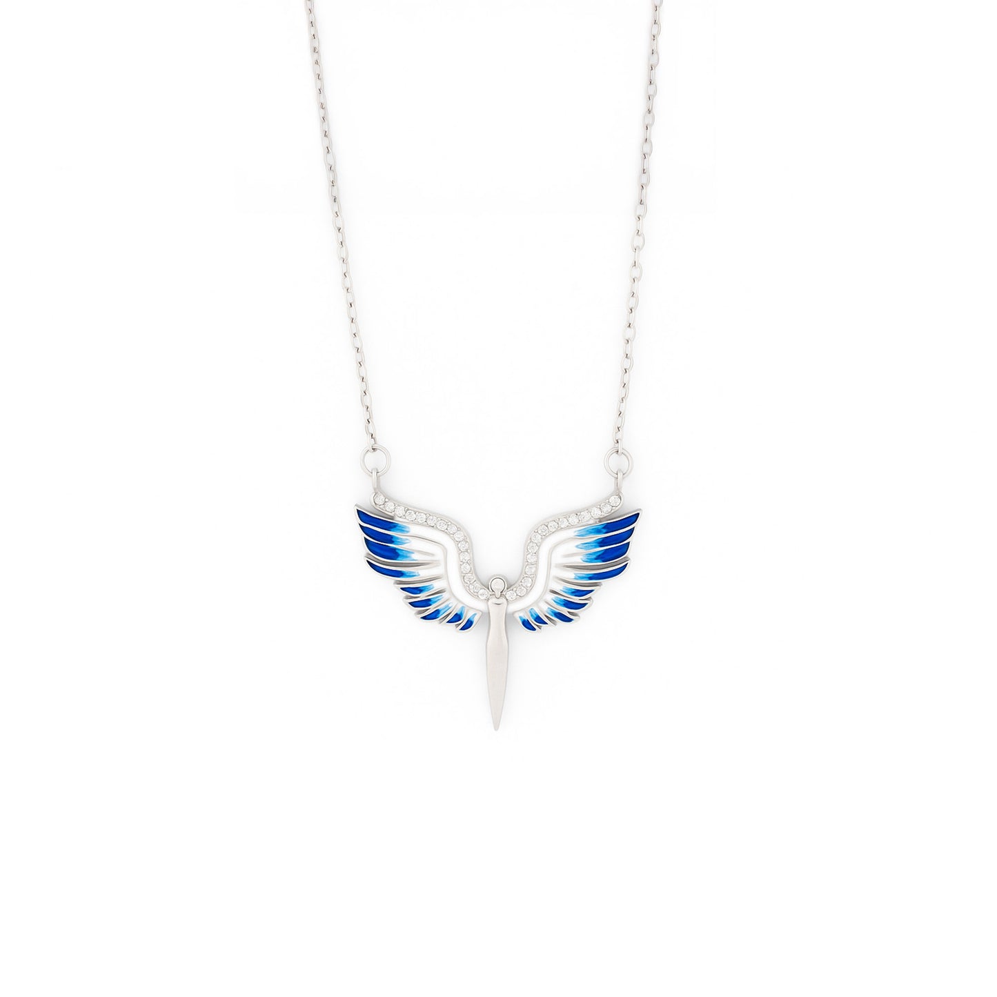 Celestial Wings Silver Chain for Women