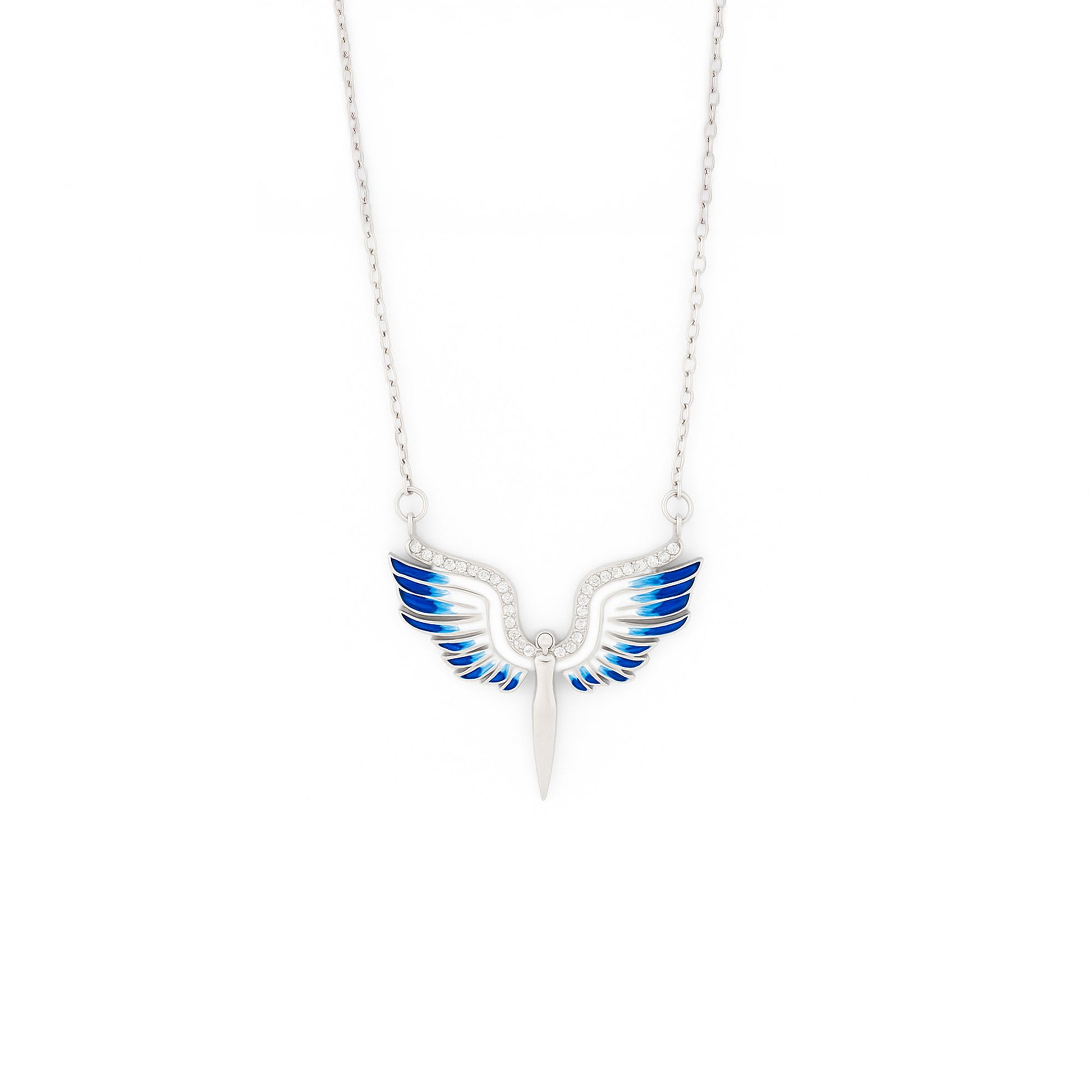 Celestial Wings Silver Chain for Women