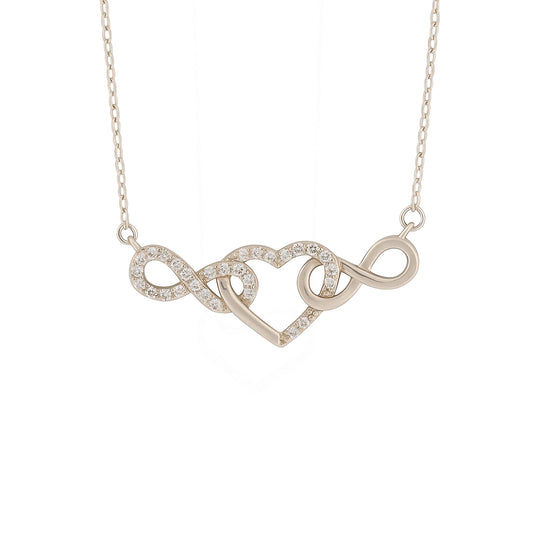 Endless Love Silver Pendant for Women