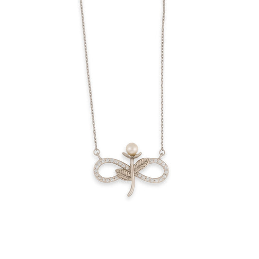 Eterna Bloom Silver Pendant for Women