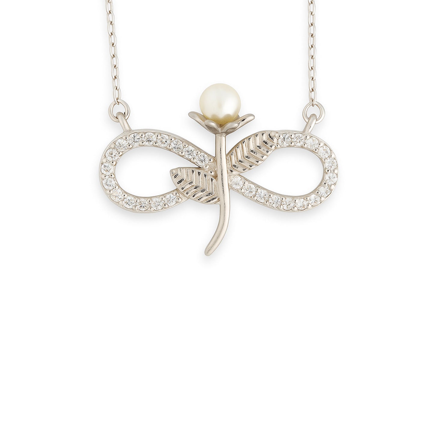 Eterna Bloom Silver Chain for Women