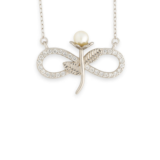 Eterna Bloom Silver Chain for Women