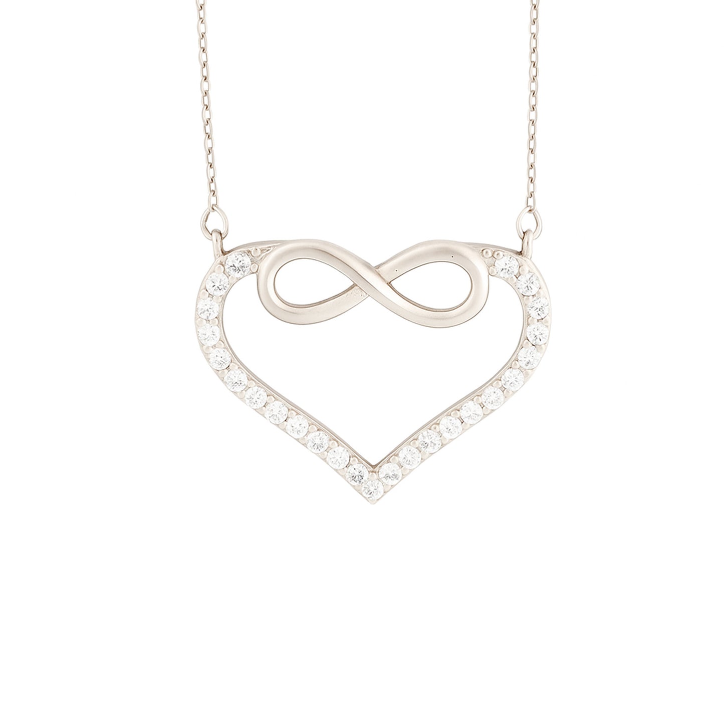 Eternal Embrace  Silver Pendant for Women 