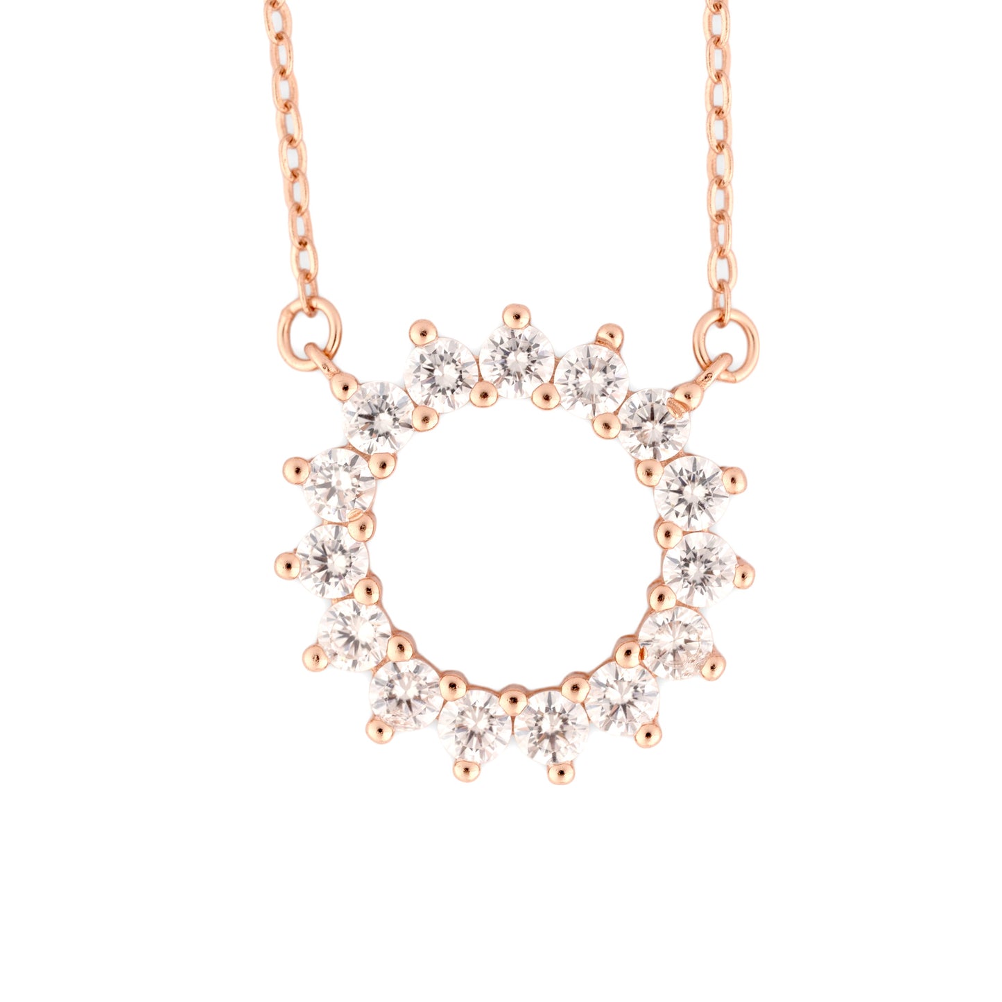 Lumiere Halo Rose Gold Chain for Women