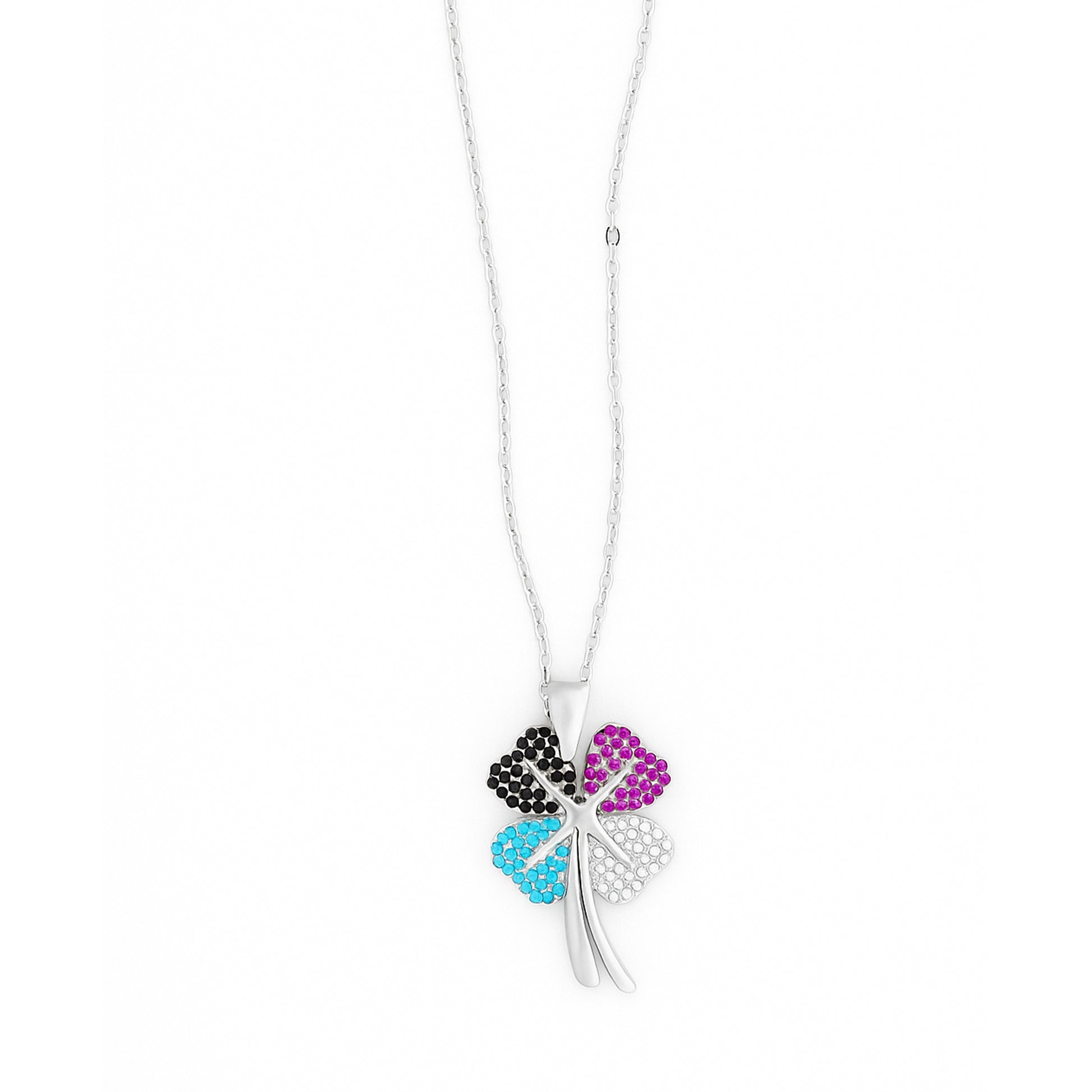 Secret Bloom silver chain for women