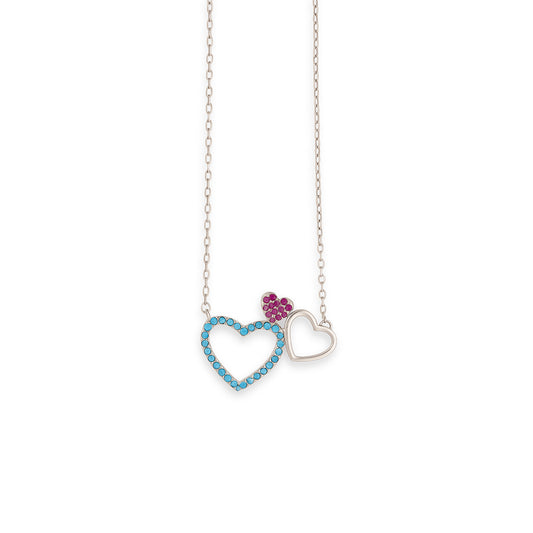 Whispers of the Heart Silver Pendant for Women 