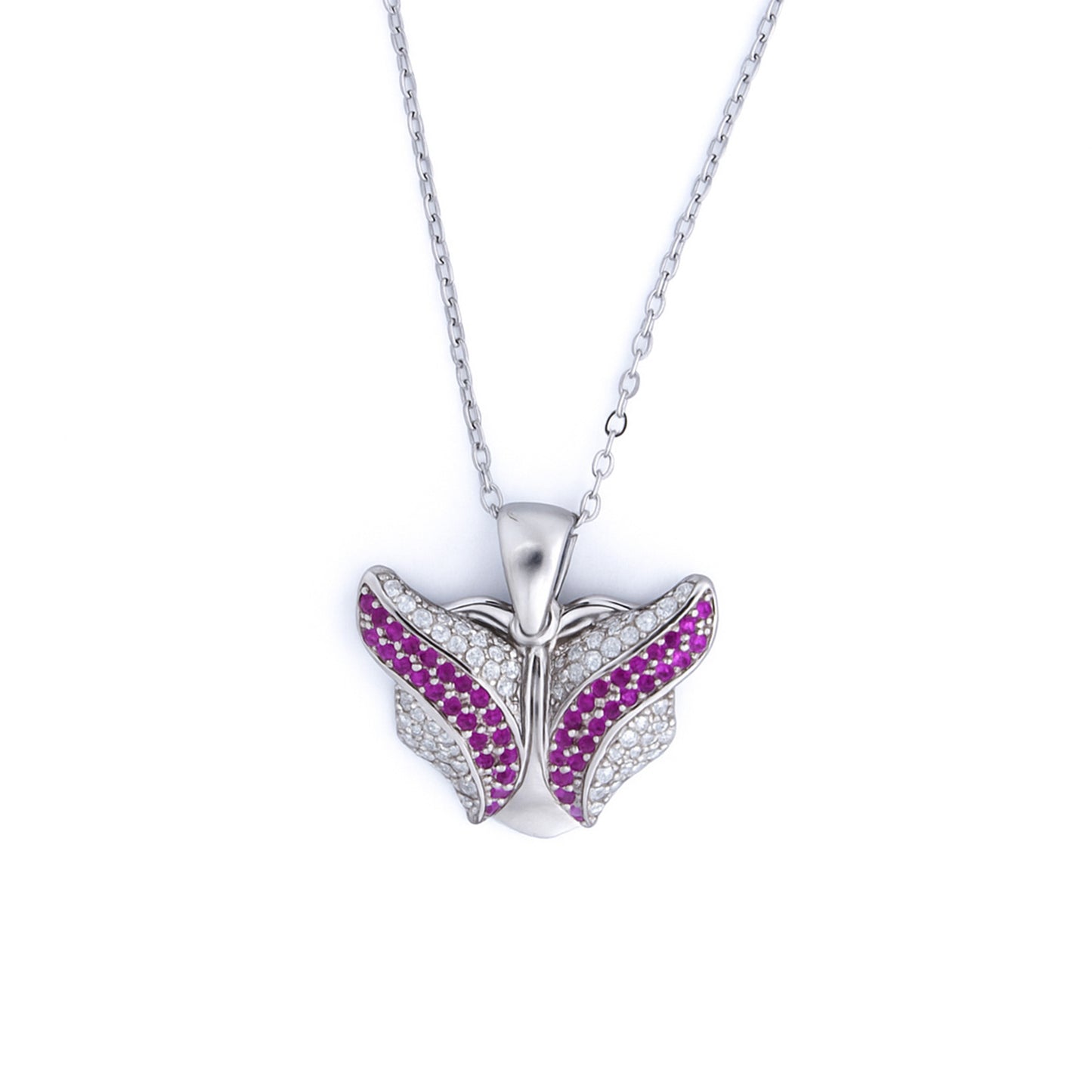 Wings of Resolve Silver Chain for Women